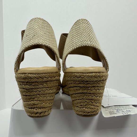 Brown Espadrille Wedge Sandals - Picture 6 of 10